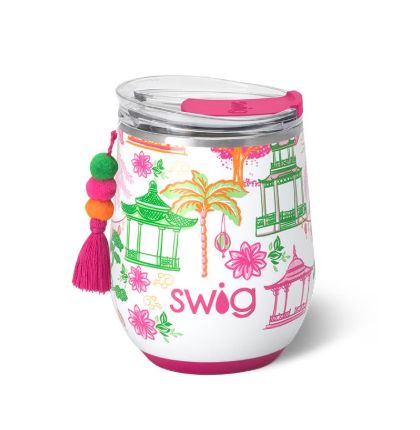 Pagoda Paradise Stemless Wine Cup