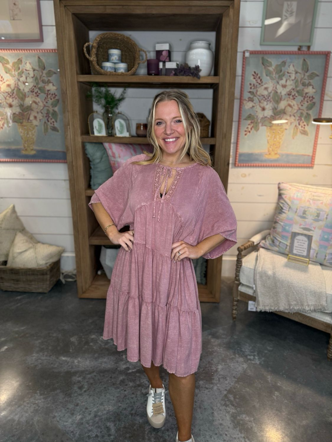 RD Spring In Mauve Dress