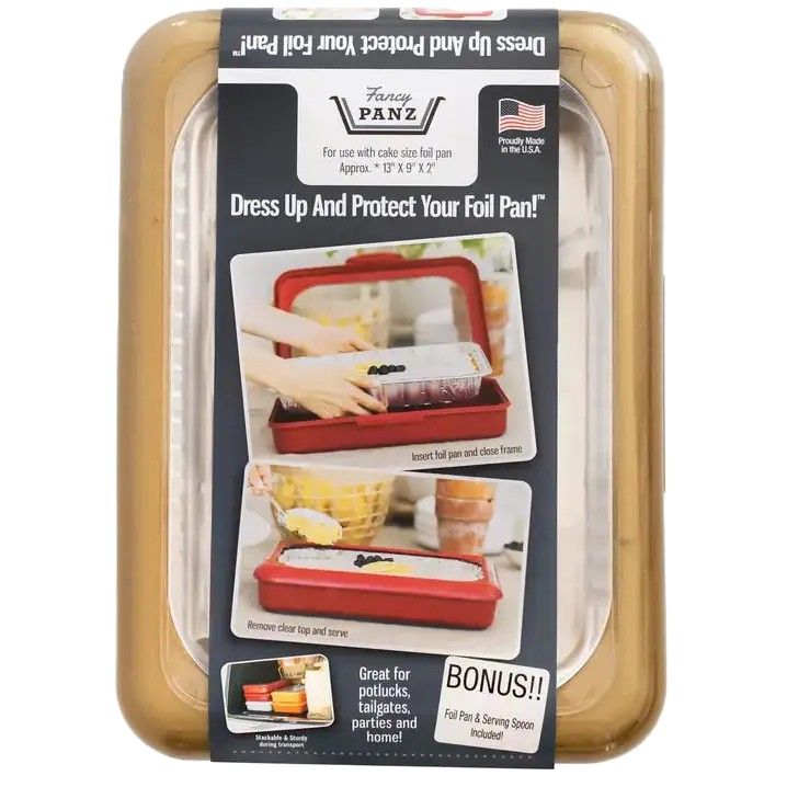 Fancy Panz Cake Set-Gold Swirl