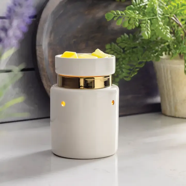 Illumination Fragrance Warmer White &amp; Gold