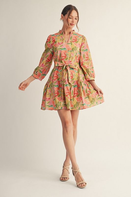 Floral Society Dress