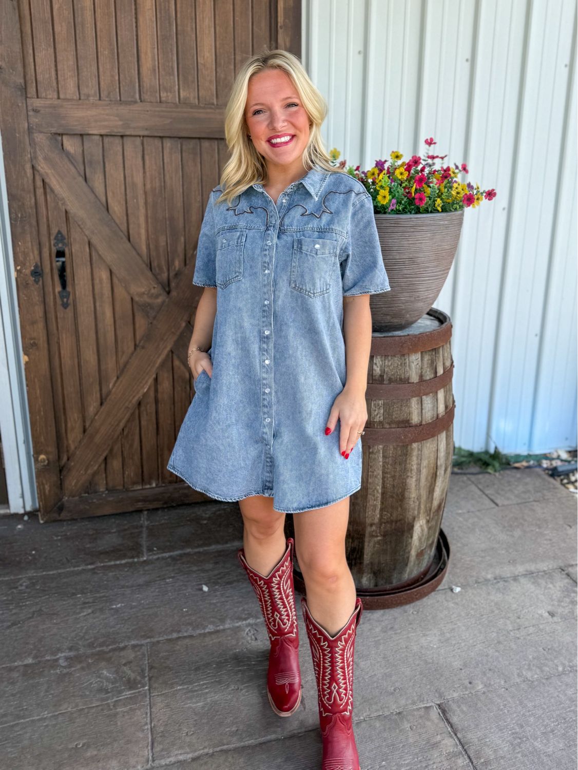 Sweetwash Denim Dress
