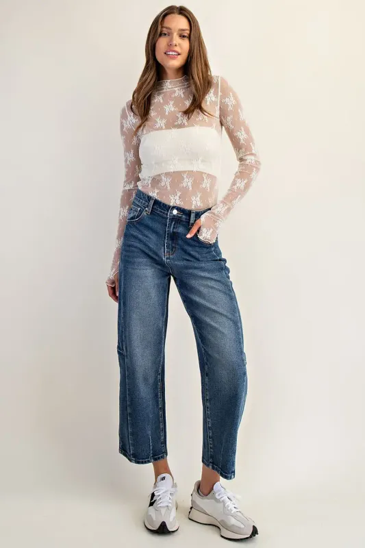 Soft Sky Denim Pants