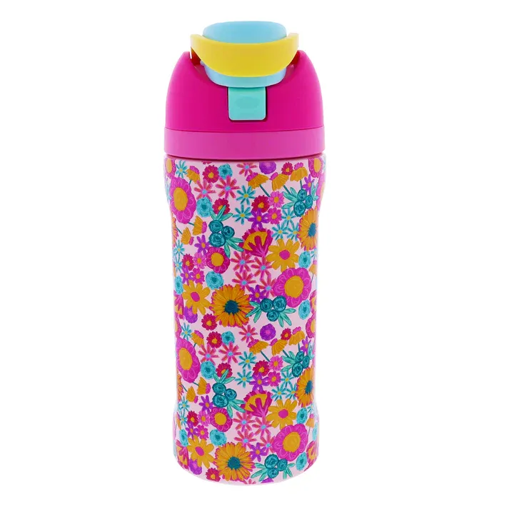 Kids Bold Floral 16oz Water Bottle