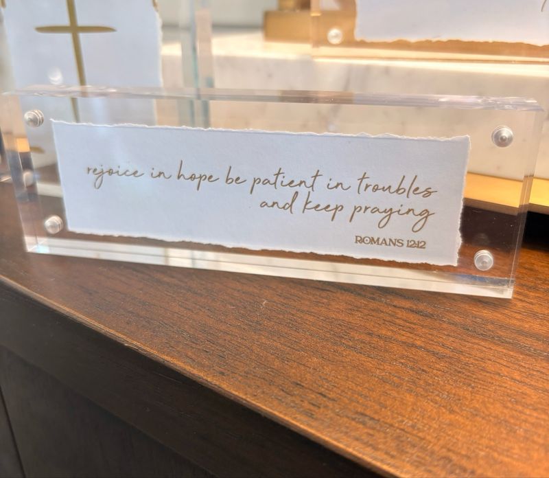 2x6 Rejoice Romans 12:12