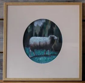 Framed Sheep Remarque 1