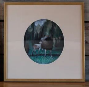 Framed Sheep Remarque 2