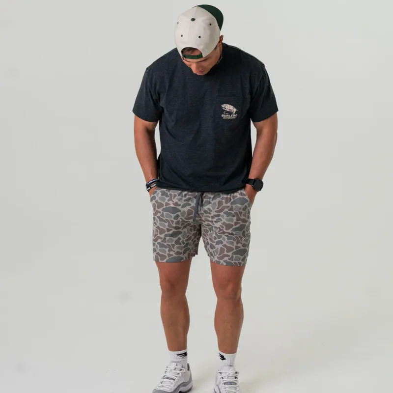 Athletic Shorts-Grizzly Grey