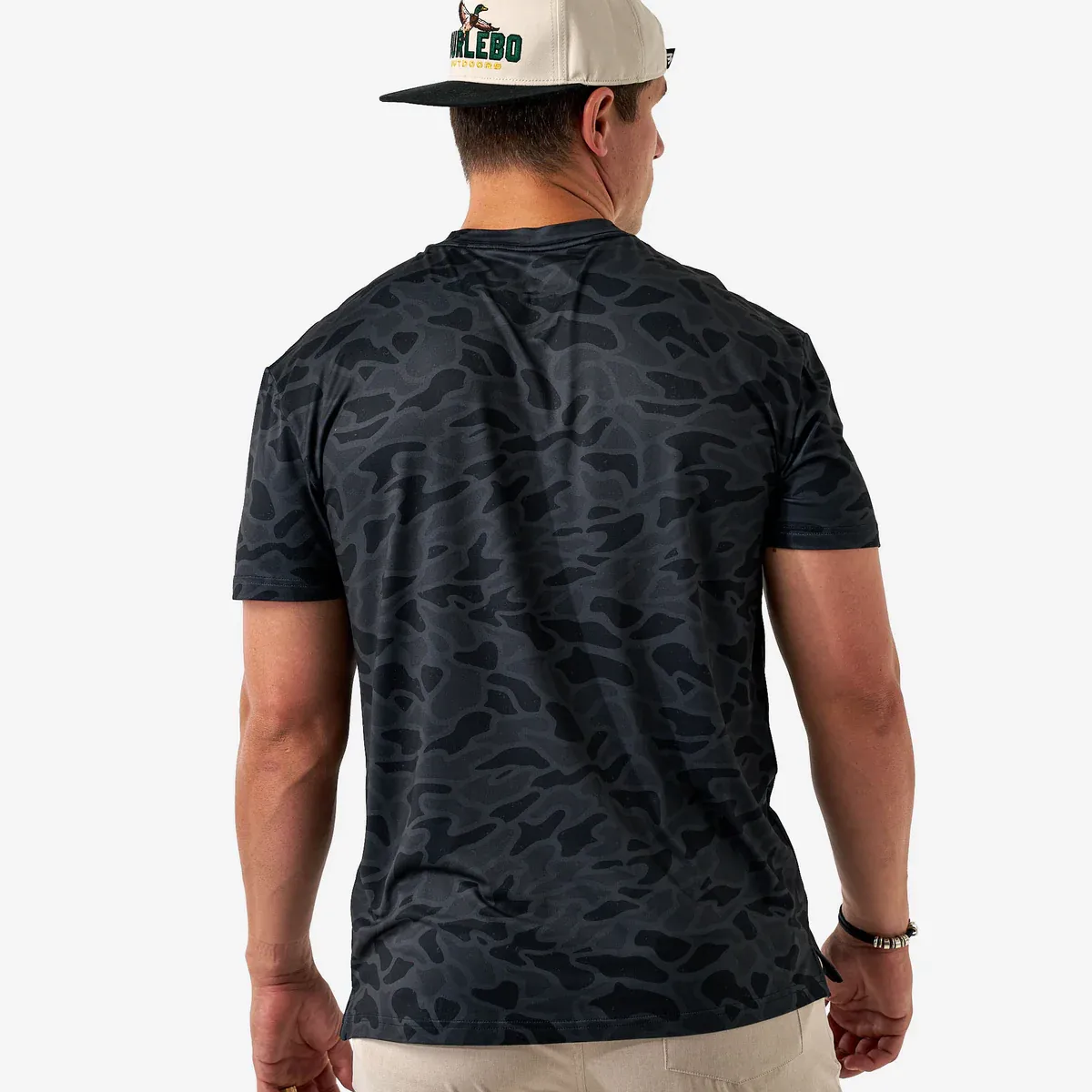 Go To Tee-Black Camo
