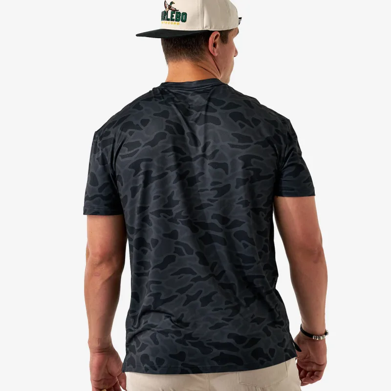 Go To Tee-Black Camo