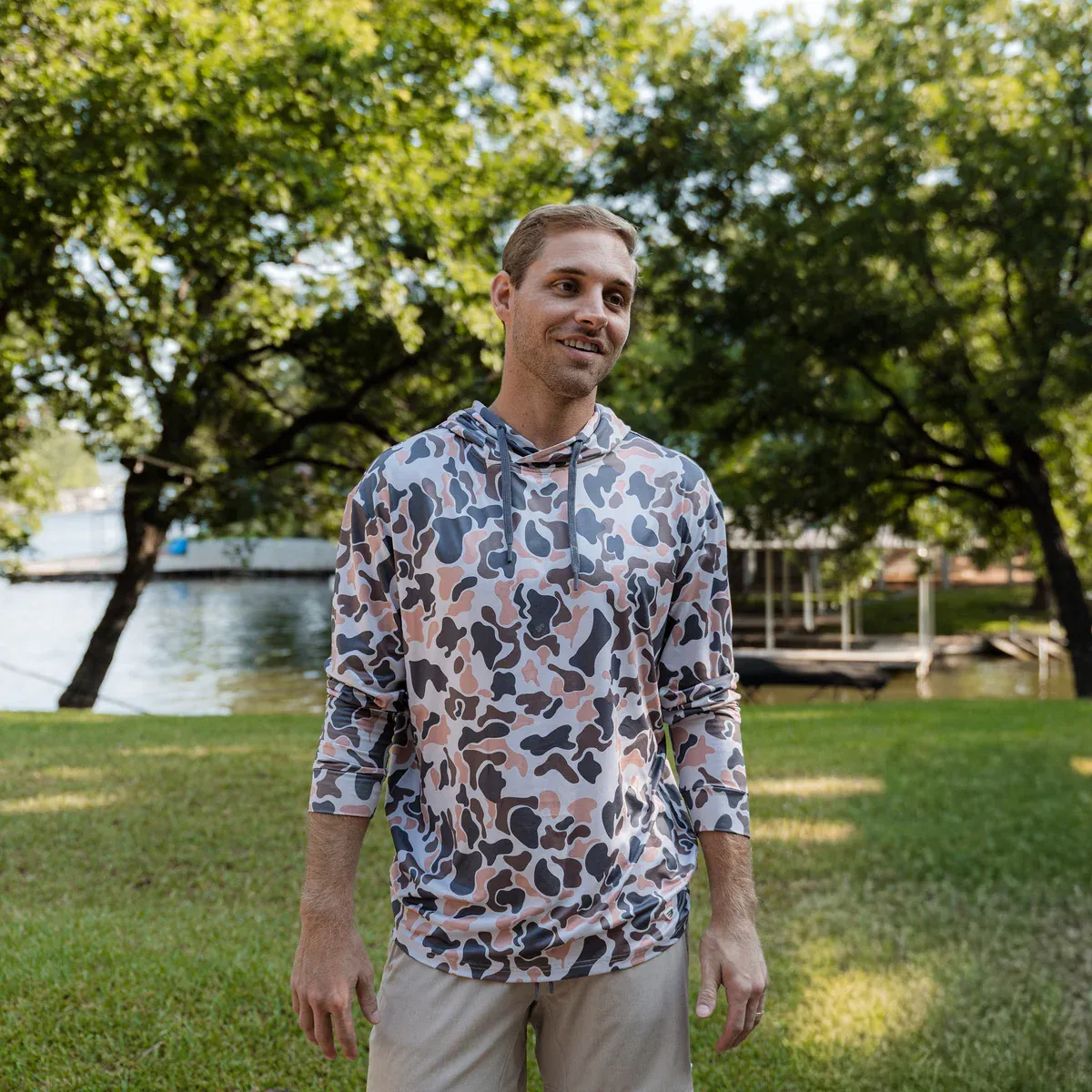 Performance Hoodie-Vintage Camo