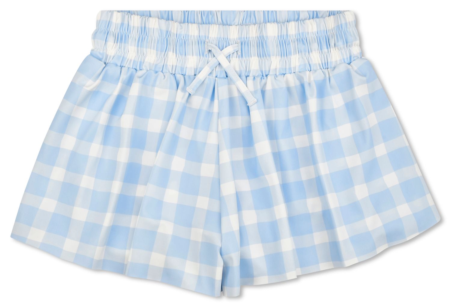 Blue Gingham Butterfly Shorts