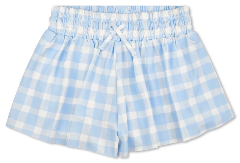 Blue Gingham Butterfly Shorts