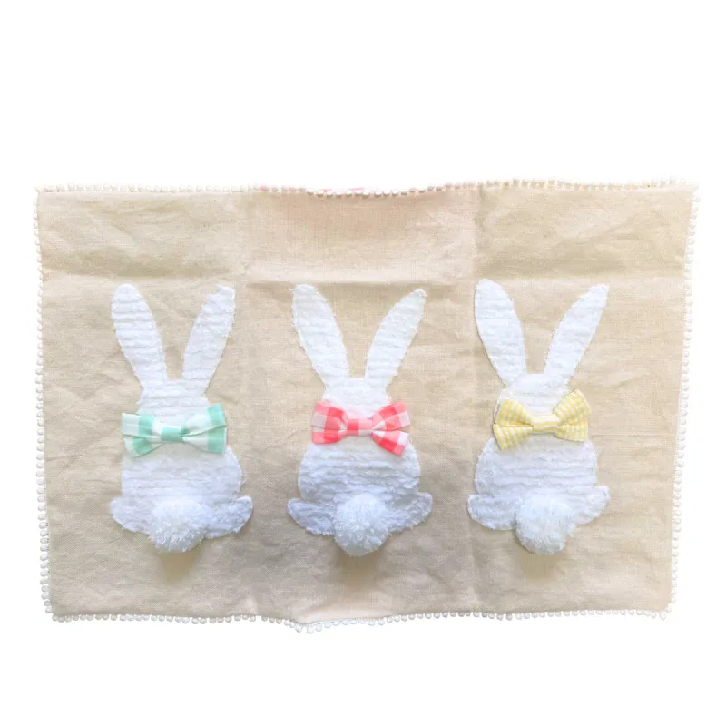 3 Bunnies Pillow