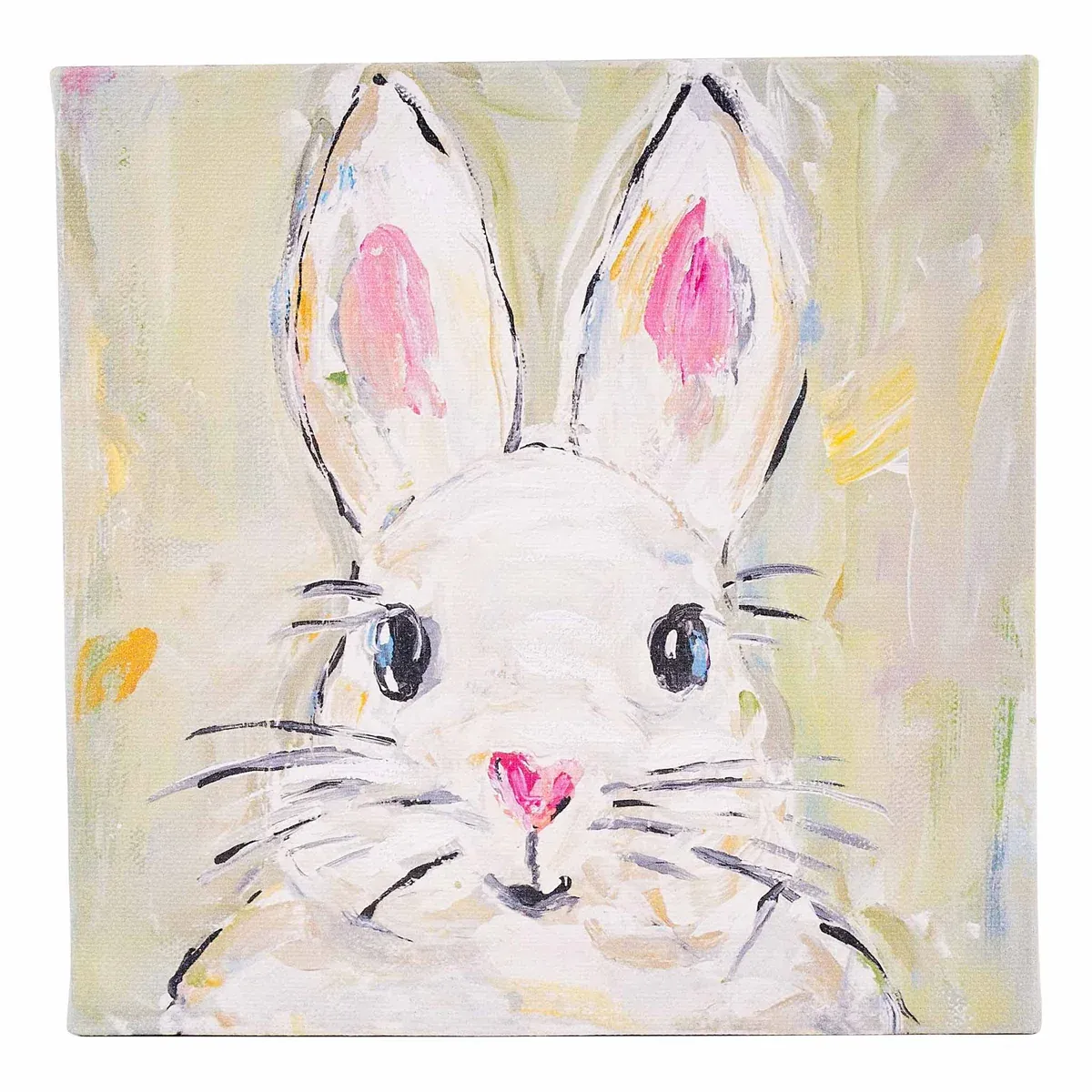 Sweet White Bunny Canvas