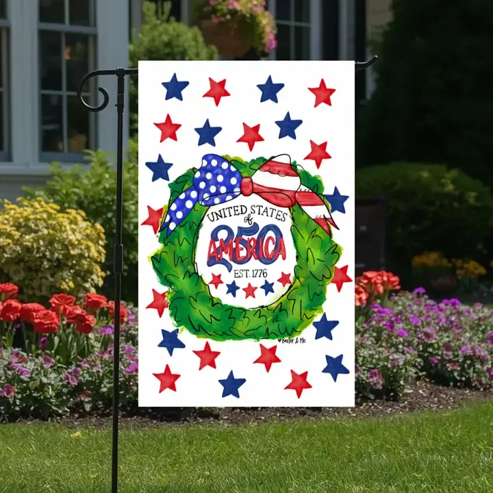 VG 250 Years USA Garden Flag