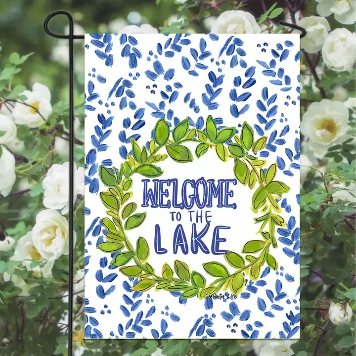 VG Willow Welcome to the Lake Garden Flag