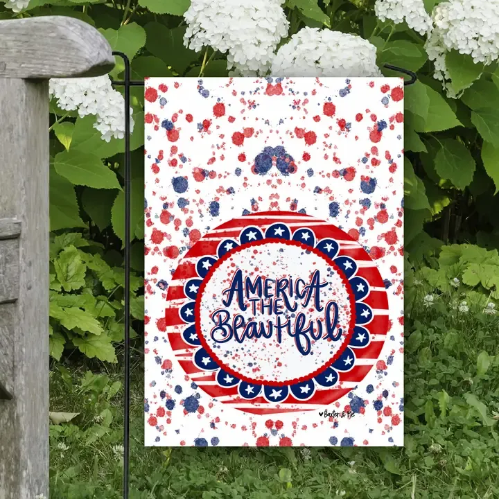 VG America the Beautiful Garden Flag