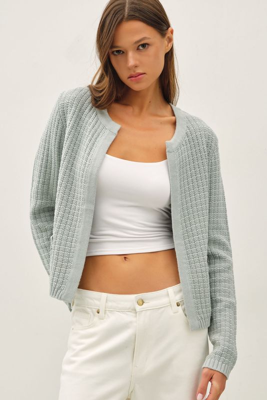 Luna Seafoam Cardigan