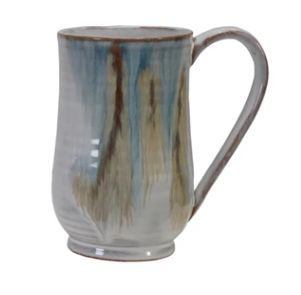 DG0478A-20oz Stoneware Mug-Yellow