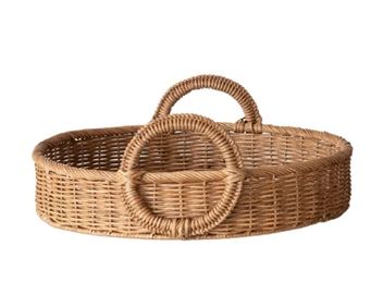 DG1456-Sm Woven Rattan Tray