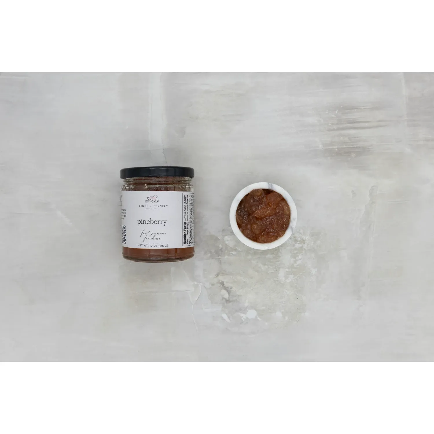 Pineberry Fruit Preserves for Cheese