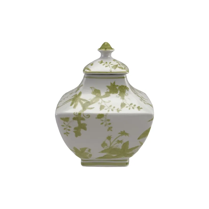 DG2005-Botanical Stoneware Jar