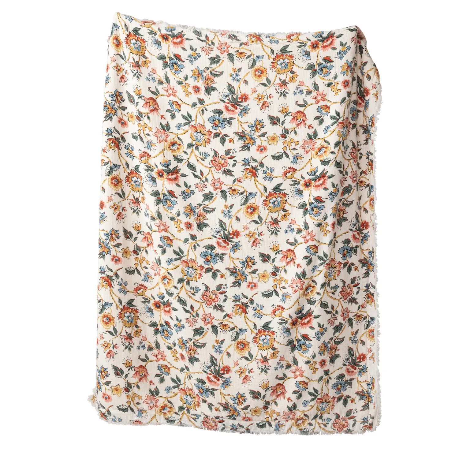 DG1051-Flower Pattern Woven Throw