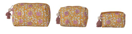 DG1891A-Quilted Zip Pouch Set-Orange