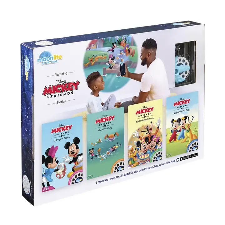 Disney Mickey &amp; Friends 4 Story w Projector