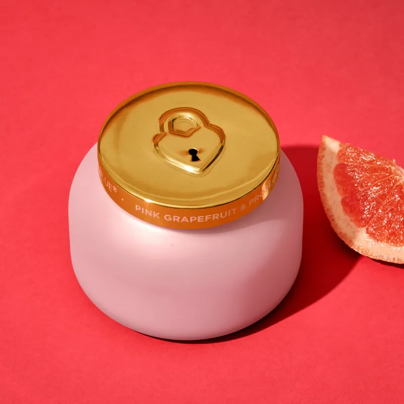 Pink Grapefruit &amp; Prosecco Love Lock Candle