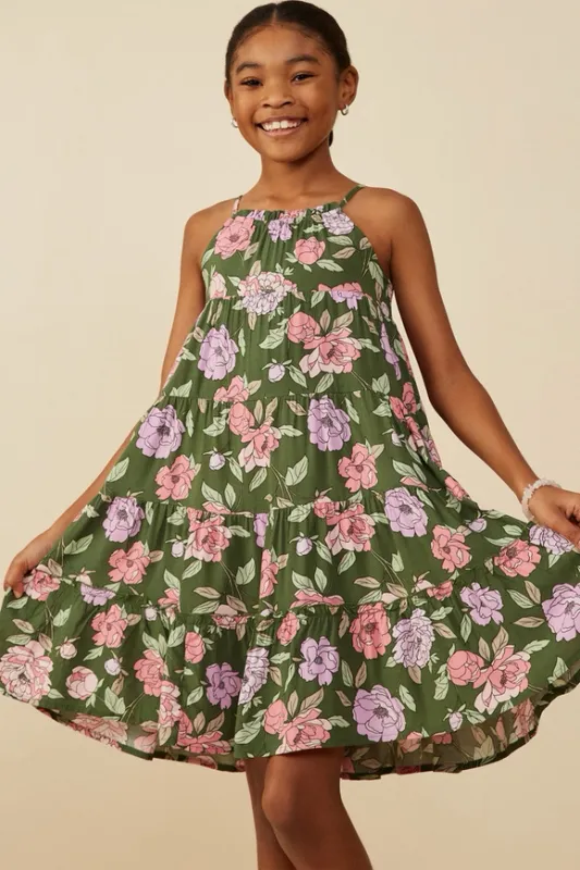 Girls Poppy Joy Midi Dress