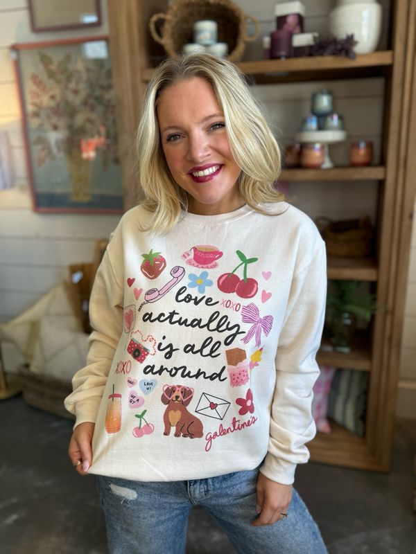 RD Love Actually Is Sweatshirt