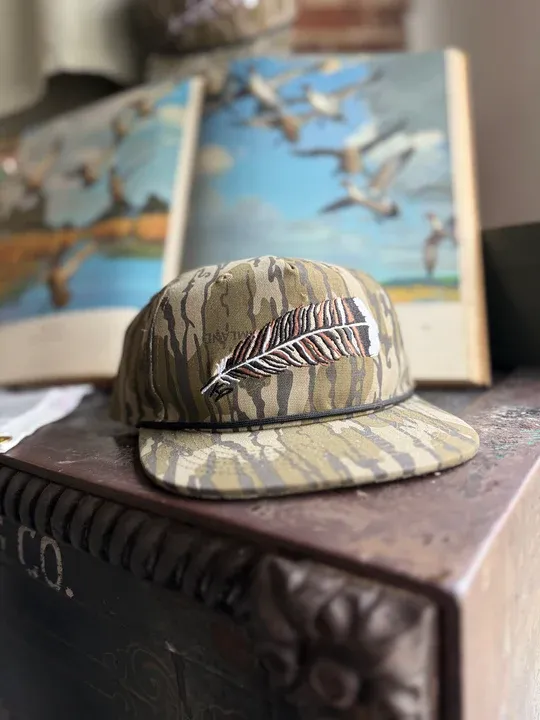 Bottomland Turkey Feather-Rope Hat