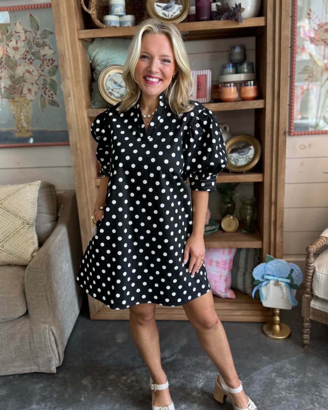 CH Dot the Day Dress