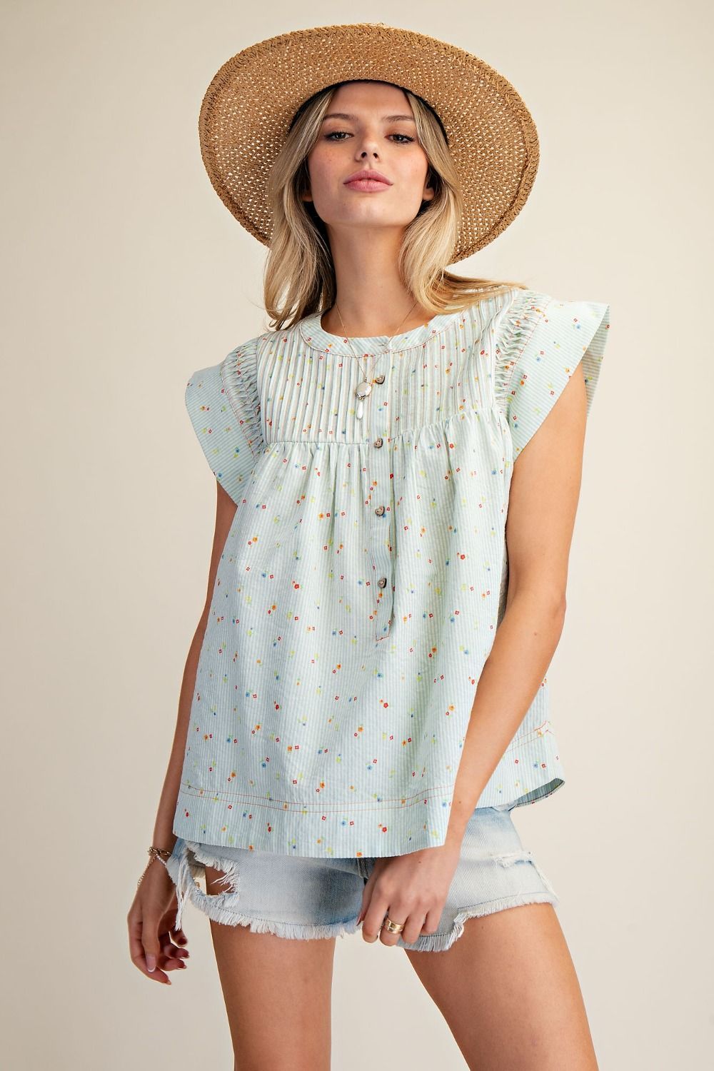 CH Sunny Picnic Flutter Top