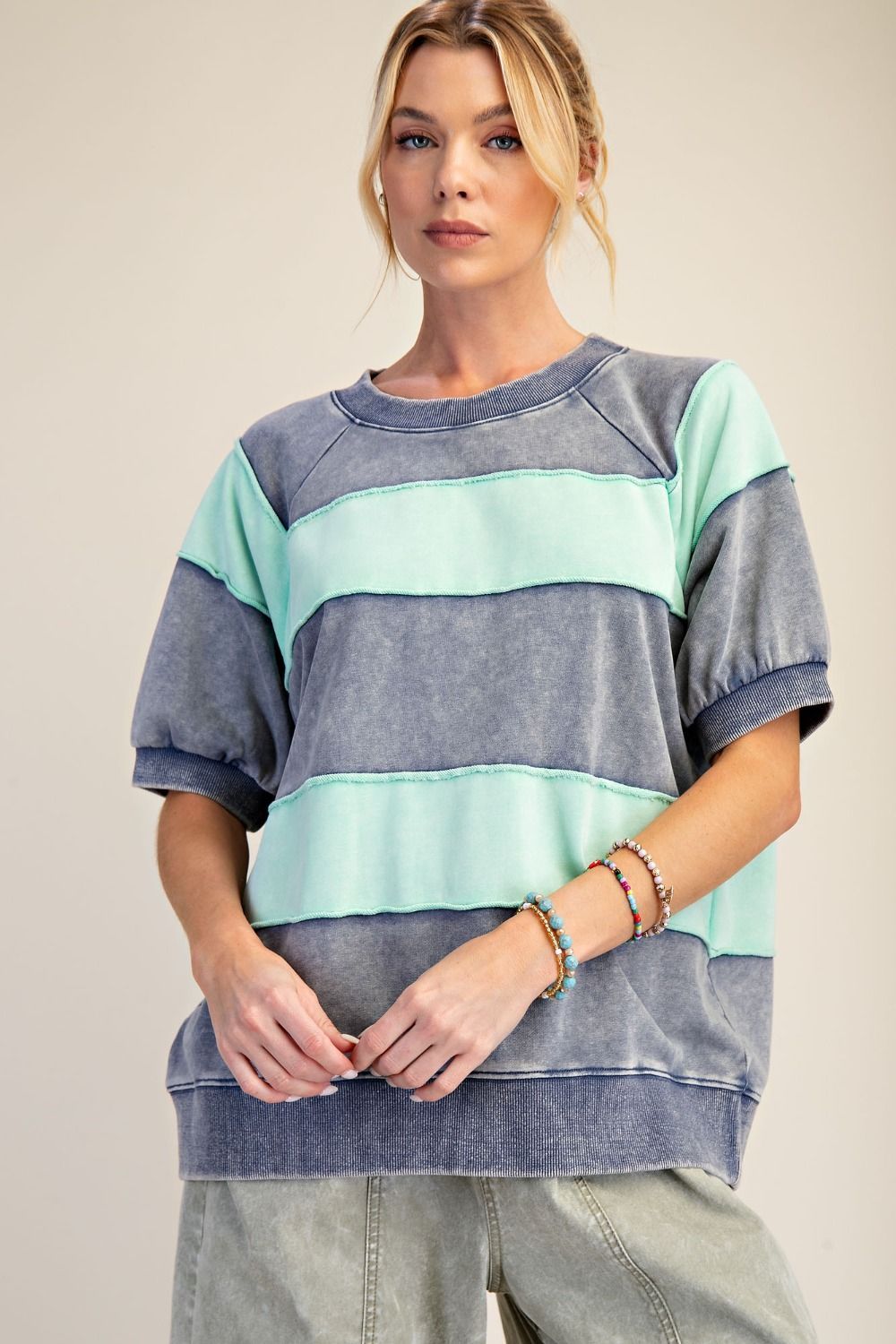 CH Soft Shore Colorblock Top