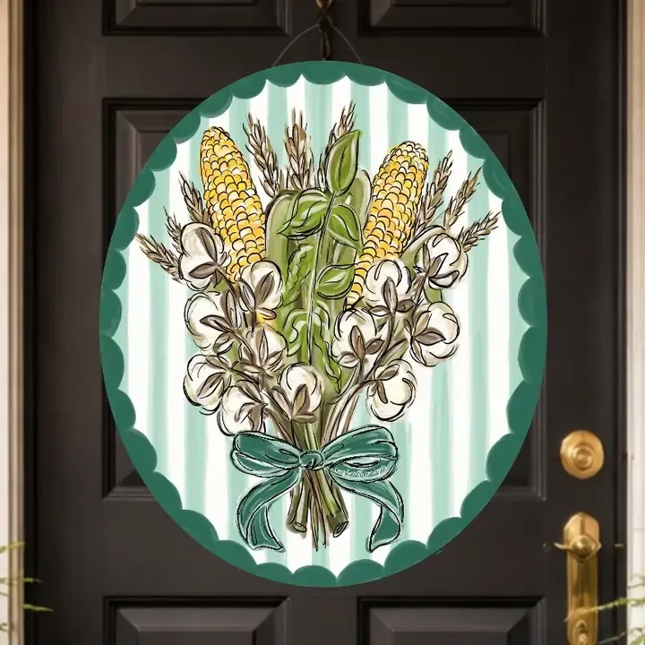 VG Country Harvest Bouquet Doorhanger