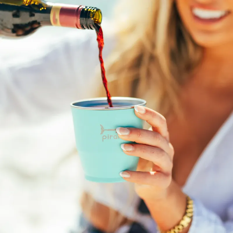 VG Paradise Blue 10oz Wine Tumbler