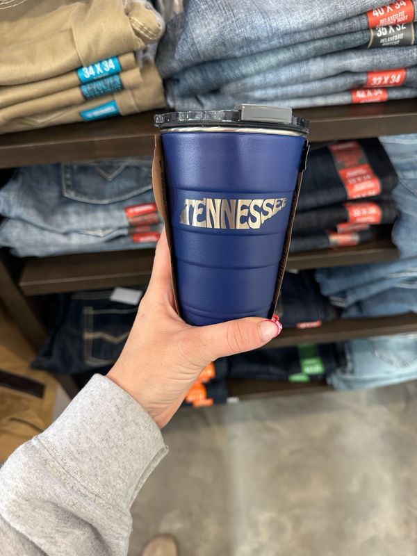 VG Deep Navy TN 16oz Tumbler