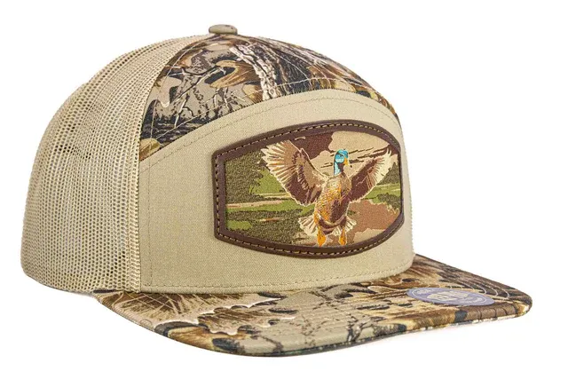 Harvest/Camo Woven Patch Mallard Hat