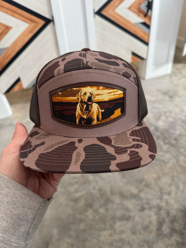 Brown/Camo Woven Patch Lab Hat