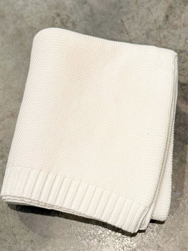 Nap Time Cotton Blankets-White