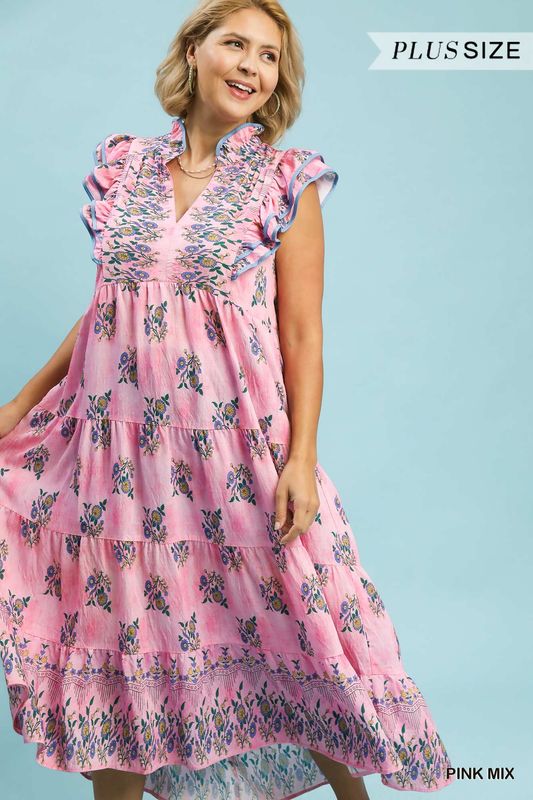 Pink Blossom Breeze Midi