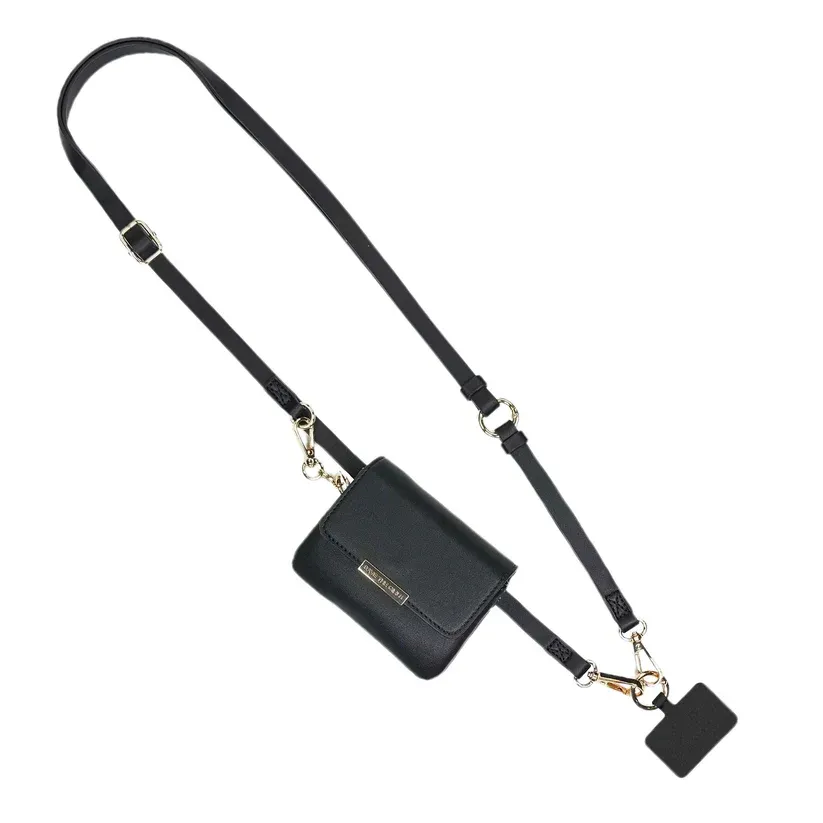 Clip &amp; Go Crossbody Strap-Black