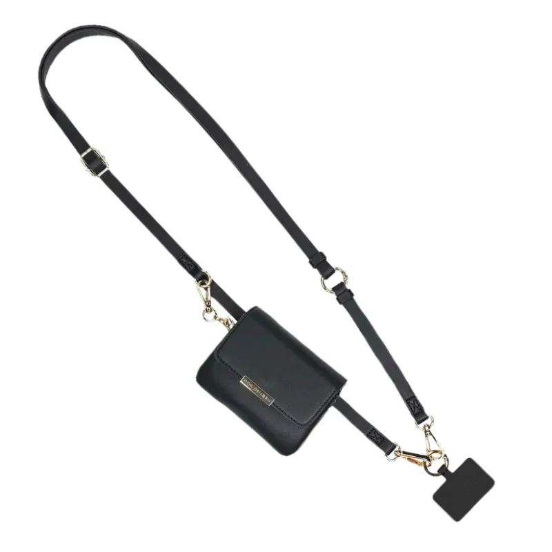 Clip &amp; Go Crossbody Strap-Black