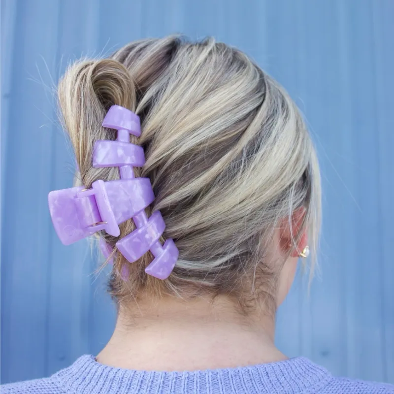 Classic Hair Clip Large Lavender Mist