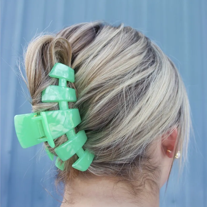 Classic Hair Clip Large Spring Splash