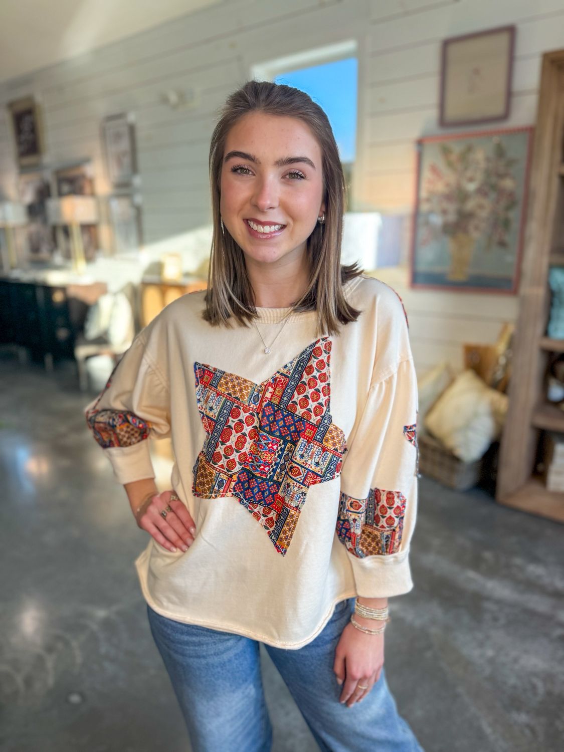 Everyday Star Top-Cream