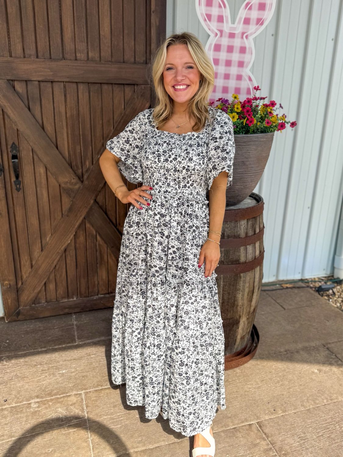 RD Flowy Modal Teired Maxi